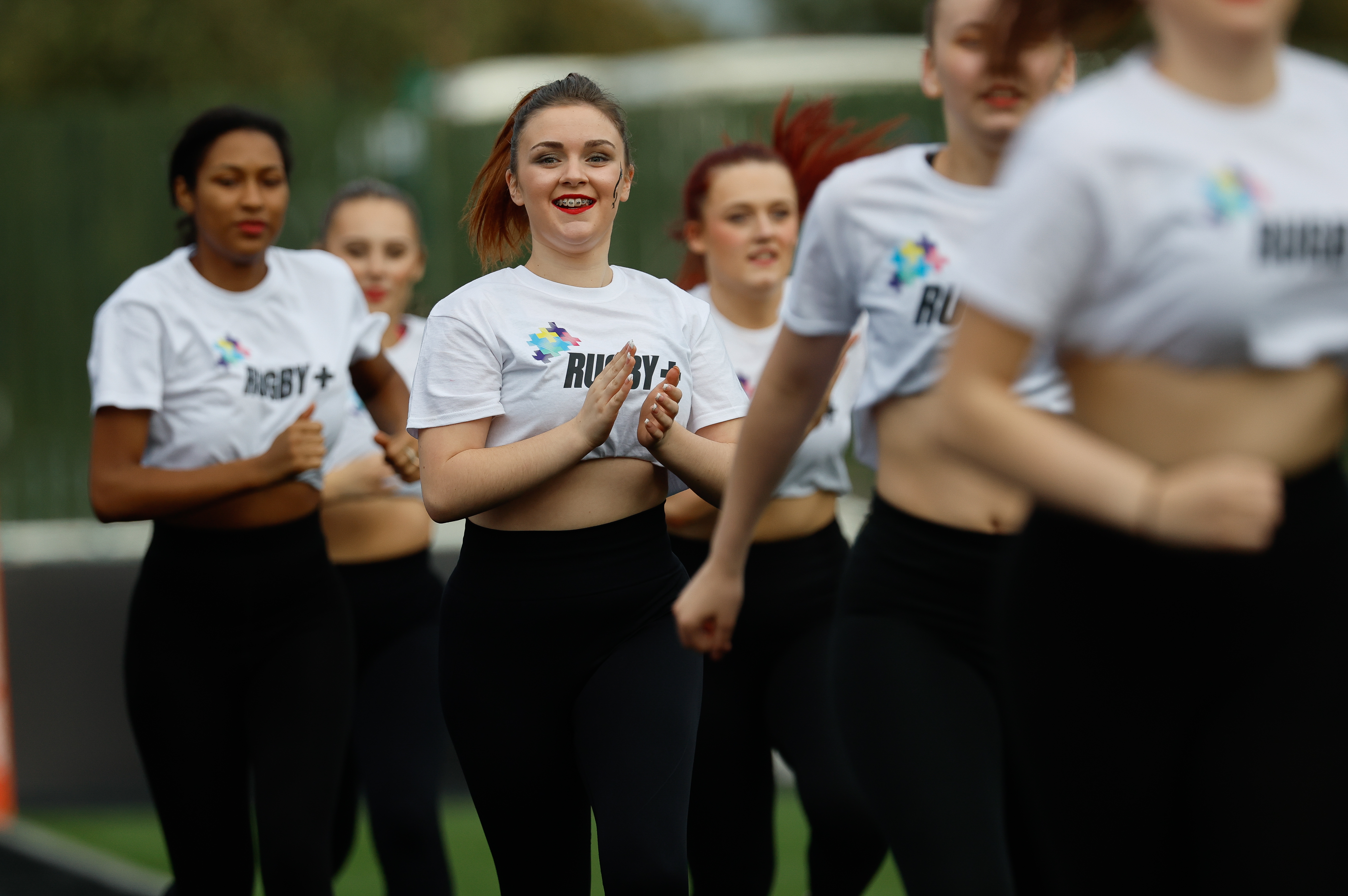 Newcastle College Dancers Performing At Newcastle Falcons