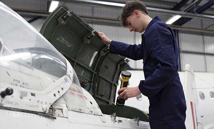 Aviation Academy FE Student Practical Session